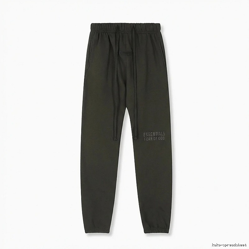 ESSENTIALS minimalist style dark gray sweatpants