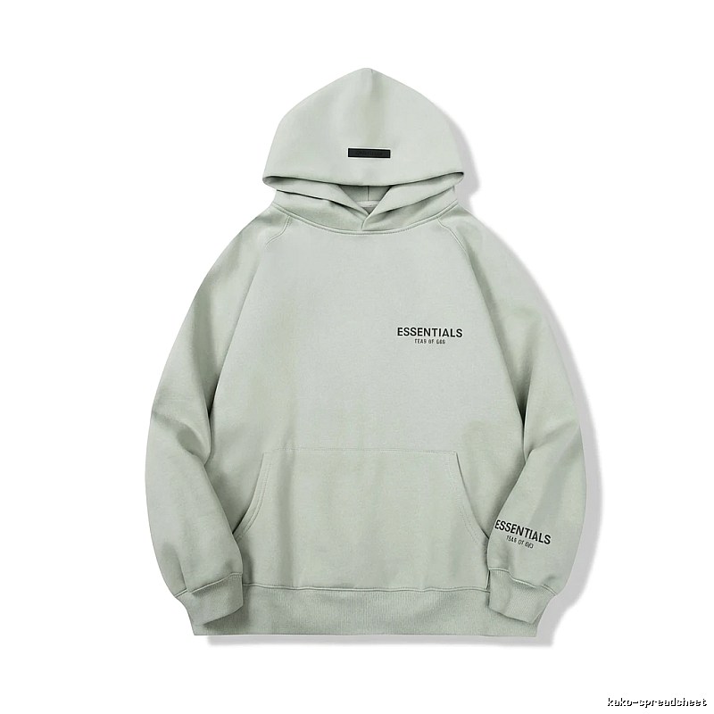 ESSENTIALS minimalist style light gray sweatshirt