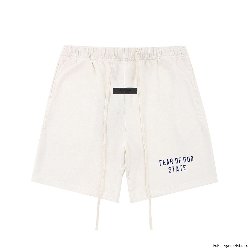 ESSENTIALS minimalist style white shorts