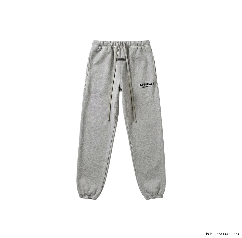 ESSENTIALS Simple Gray Sweatpants