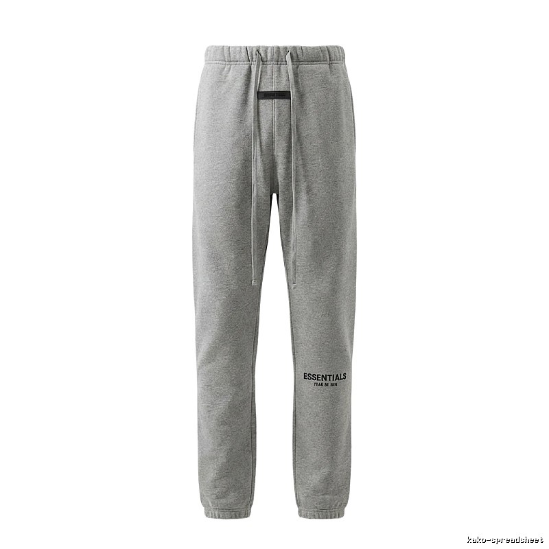 ESSENTIALS Simple Grey Sweatpants
