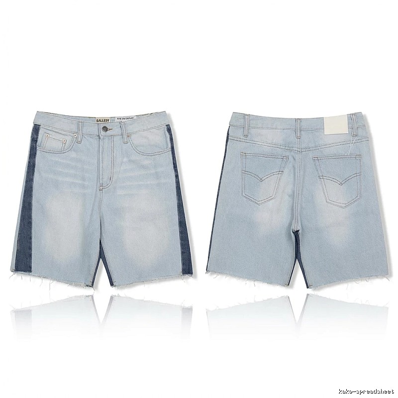 Gallery Dept denim-style light blue shorts