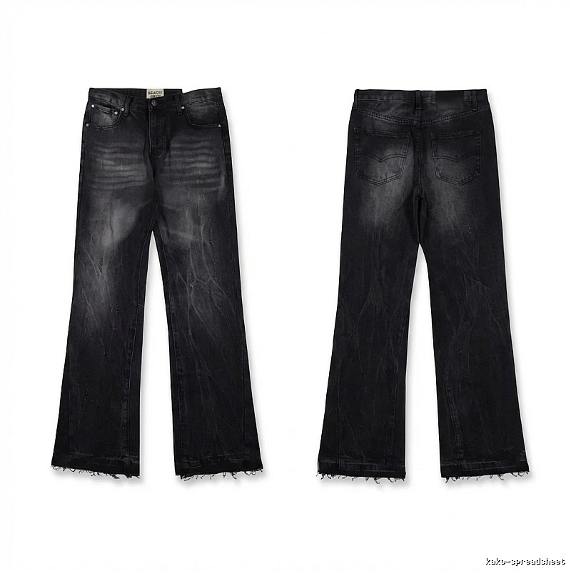 Gallery Dept. Distressed Black Jeans