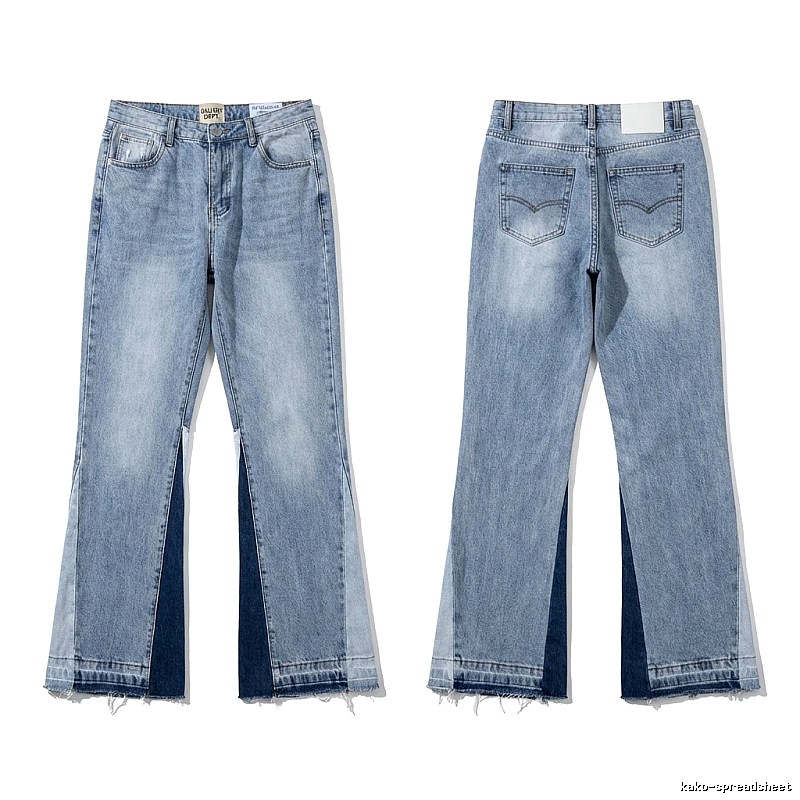 Gallery Dept. distressed light blue jeans