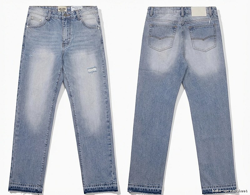 Gallery Dept. distressed light blue jeans