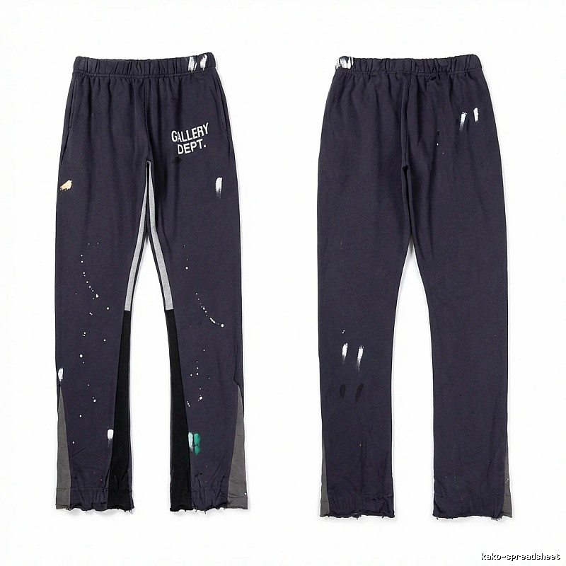 Gallery Dept Graffiti Style Black Pants