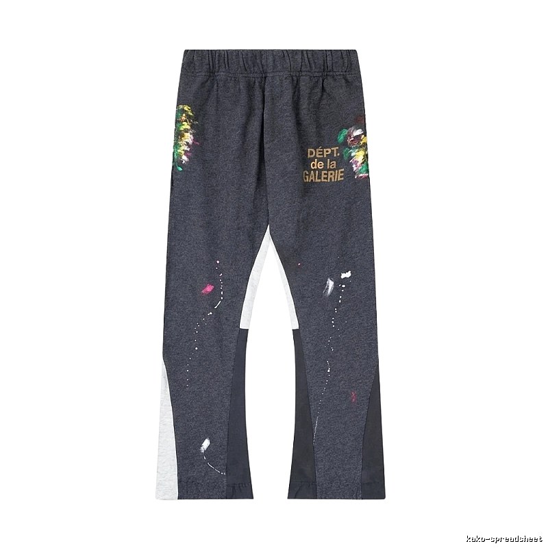 Gallery Dept Graffiti Style Dark Grey Pants