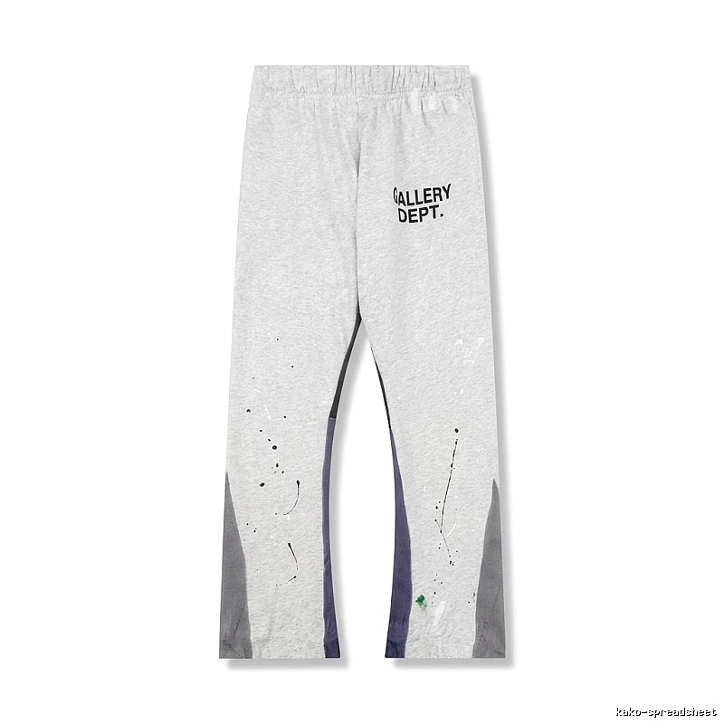 Gallery Dept Graffiti-style Grey Long Pants