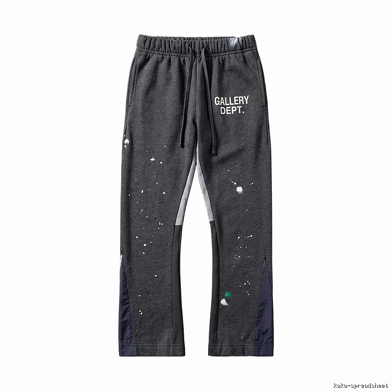 Gallery Dept Graffiti Style Grey-Purple Sweatpants