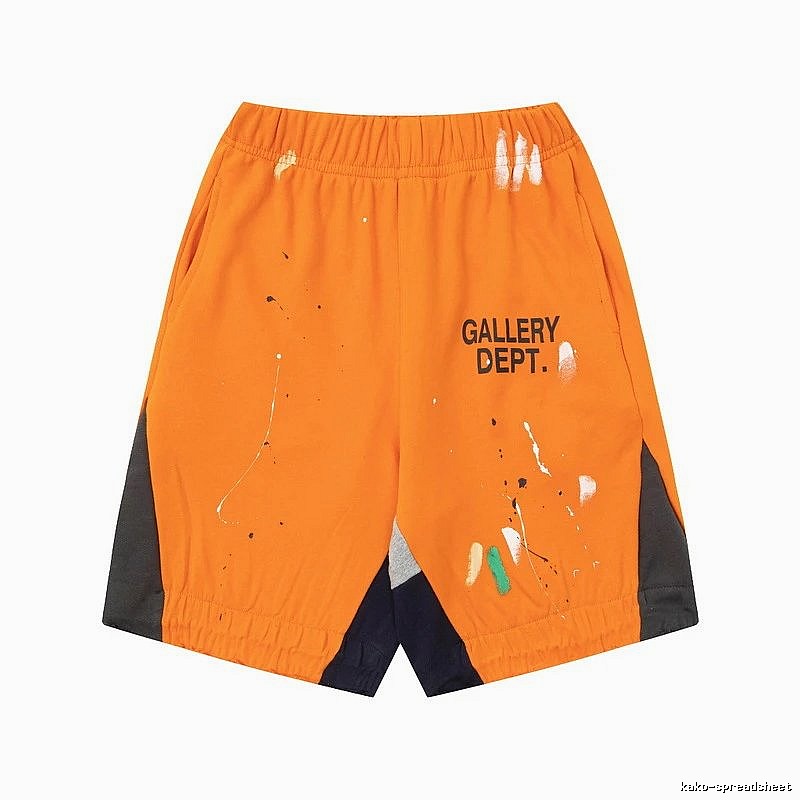 Gallery Dept Graffiti-style Orange Shorts