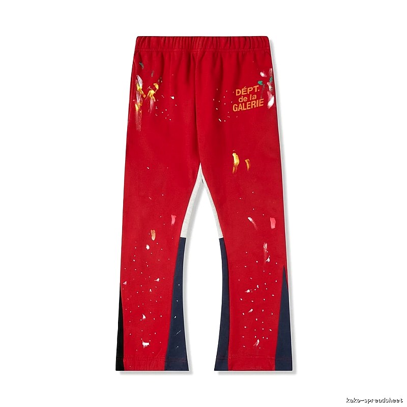 Gallery Dept graffiti-style red pants