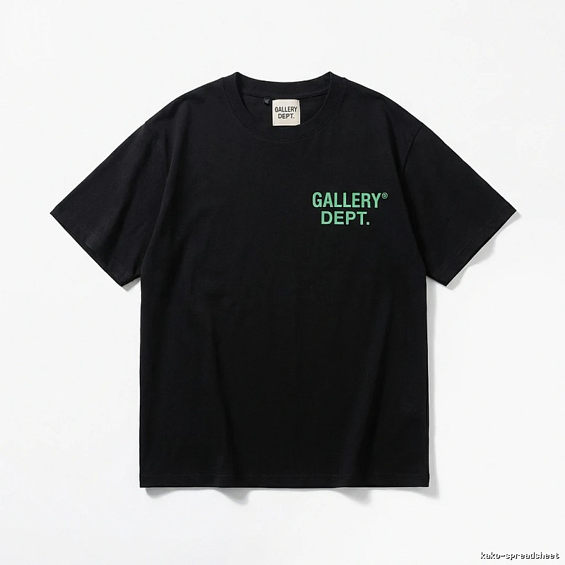 Gallery Dept Minimalist Style Black T-shirt