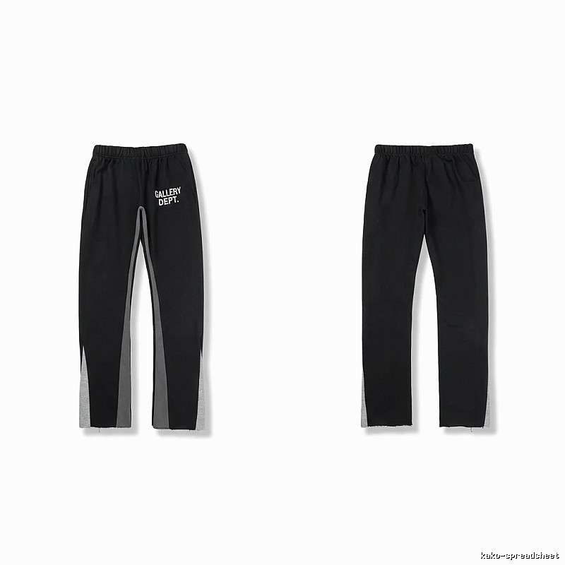 Gallery Dept. Patchwork Style Black Trousers