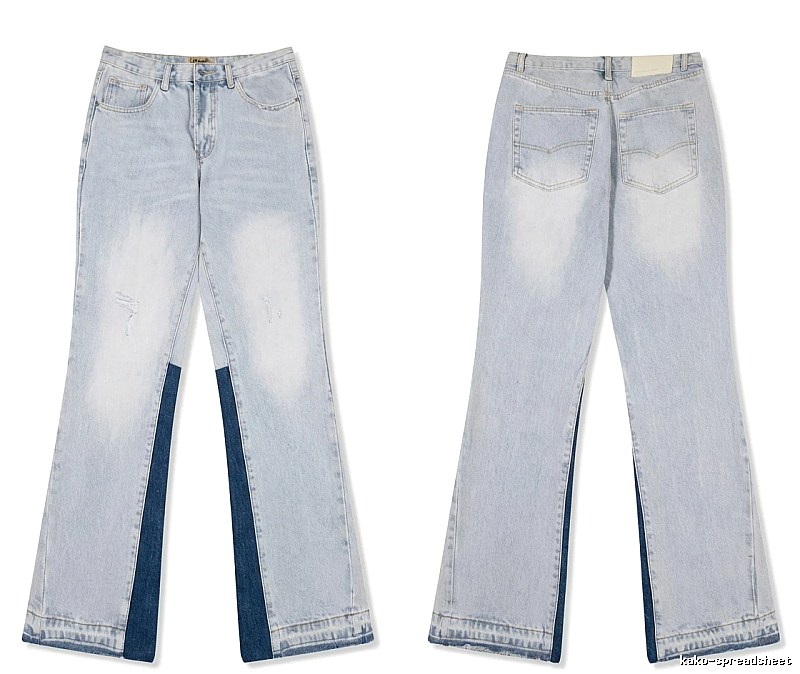 Gallery Dept Patchwork Wide-Leg Jeans
