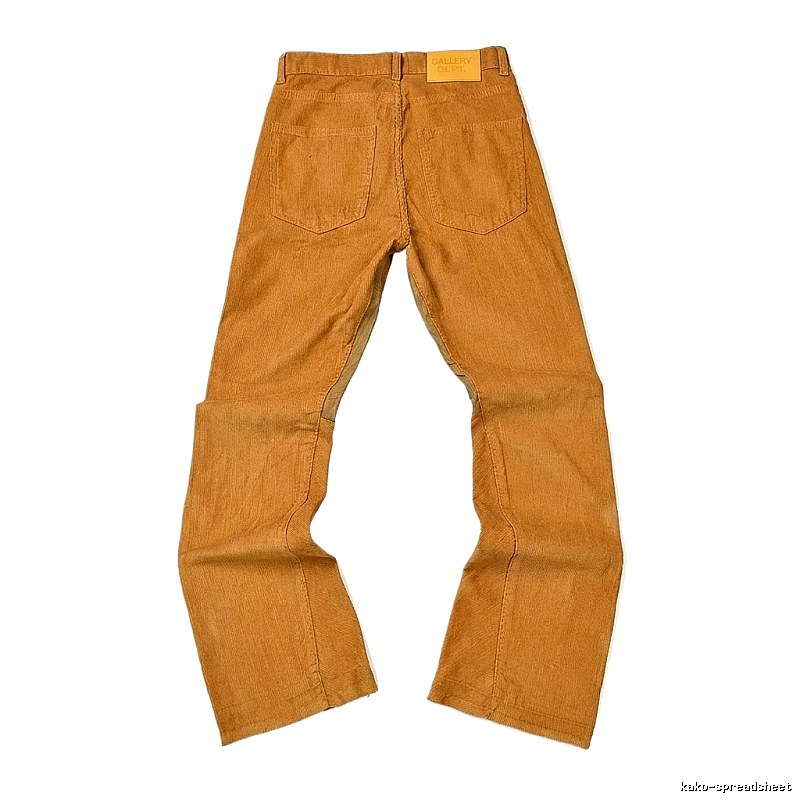 Gallery Dept Retro Brown-Yellow Long Trousers
