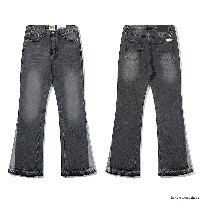 Gallery Dept Retro Style Black and Grey Jeans