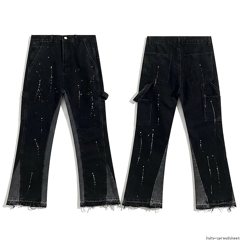 Gallery Dept Workwear Style Black Jeans