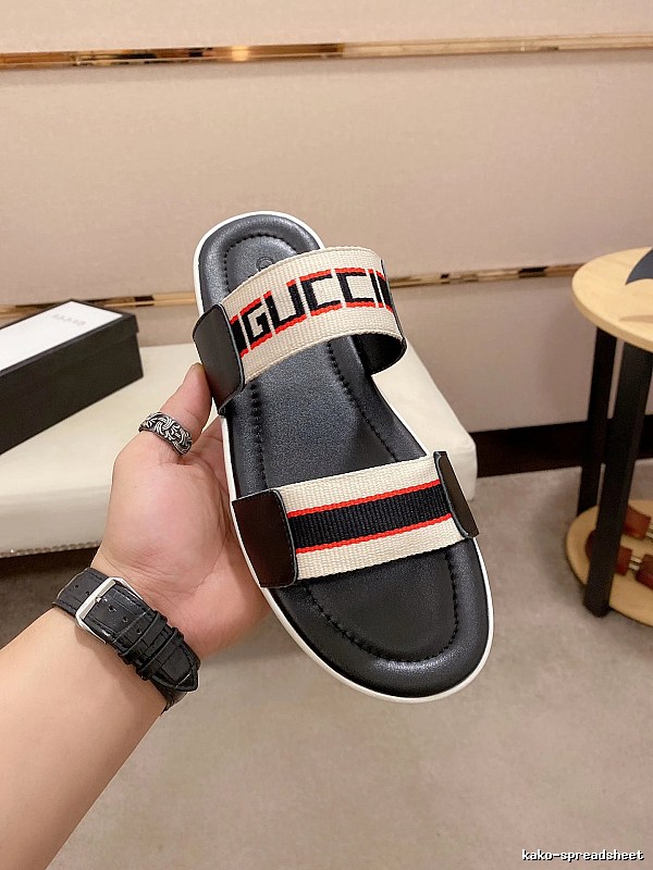 Gucci Classic Web Casual Color-block Slide Sandals