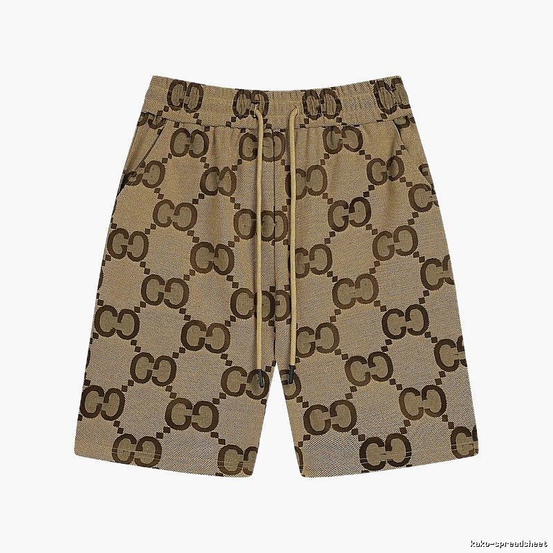 Gucci Double G Brown Retro Shorts