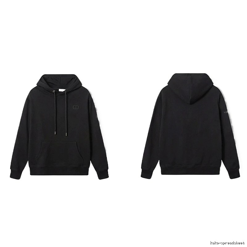 Gucci minimalist style black hoodie