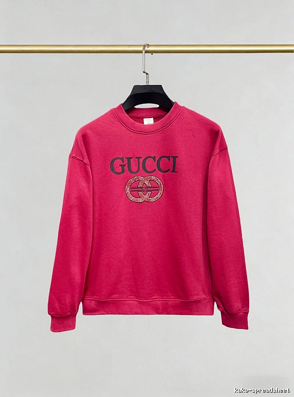 Gucci Pink Crewneck Sweatshirt with Gucci Sweatshirt for Photo Ready