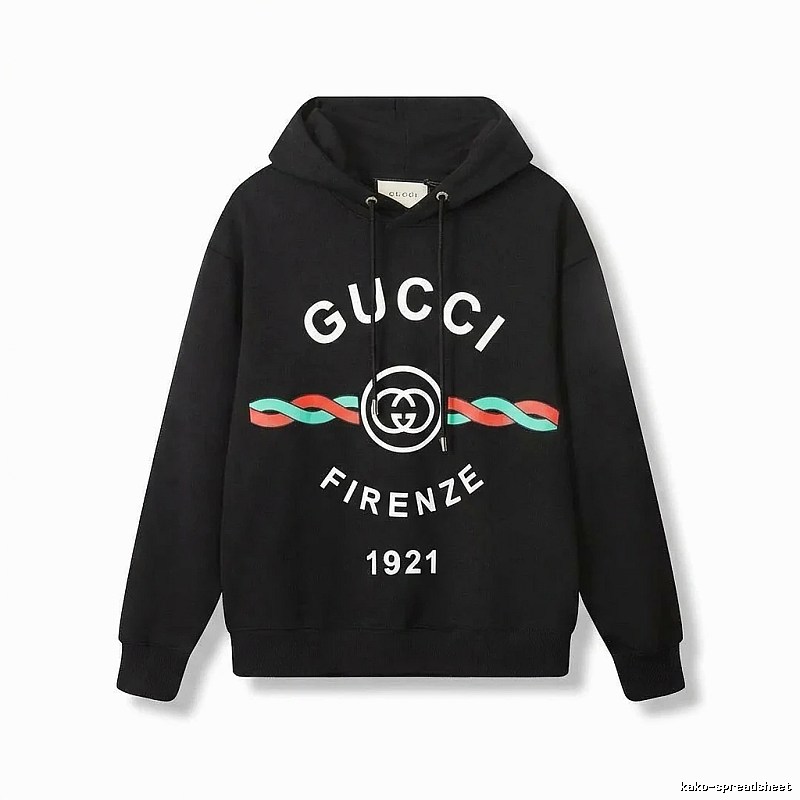 Gucci retro-style black hoodie