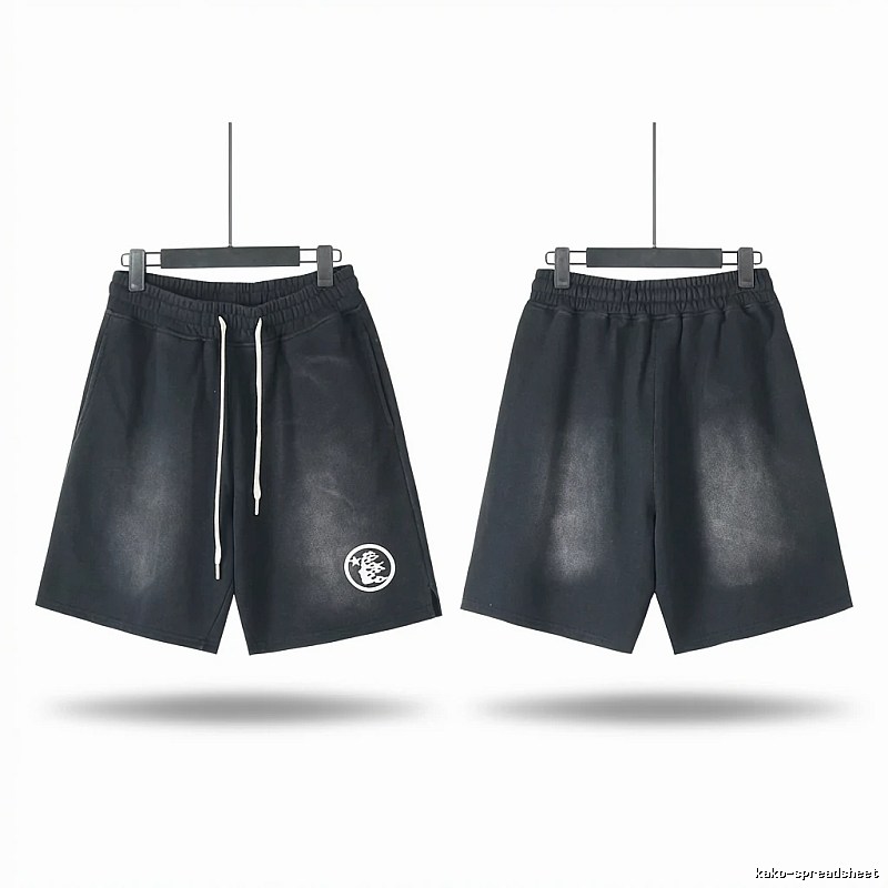 Hellstar dark style black shorts