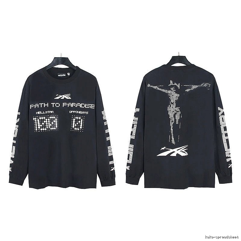 Hellstar Dark Style Printed Black Long-sleeve