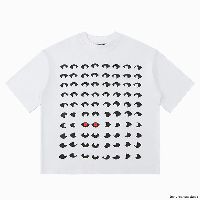 House of Errors Eye Print White T-shirt