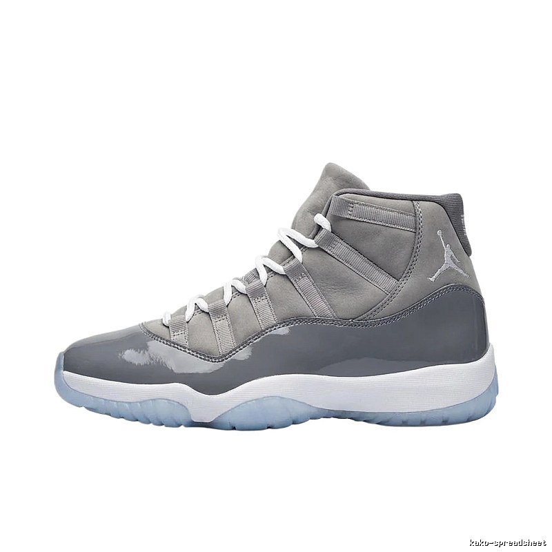 Jordan 11 Cool Grey-Blue Sneakers