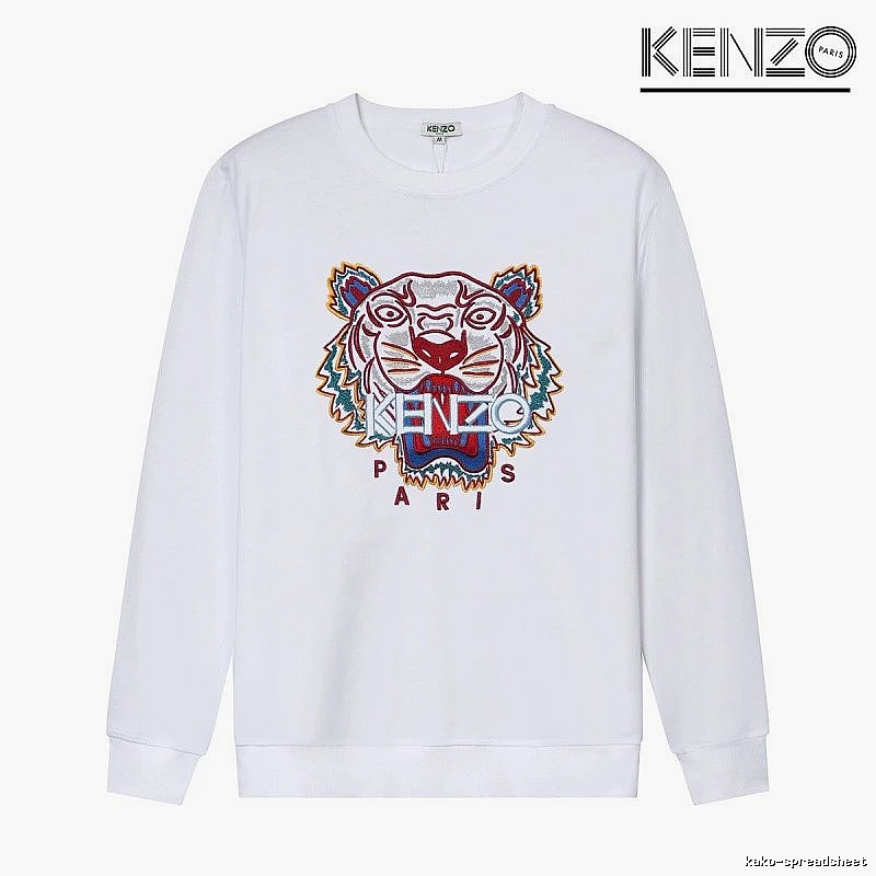 Kenzo Style Kc18 Tiger SweatShirt Clean Finish Graphic