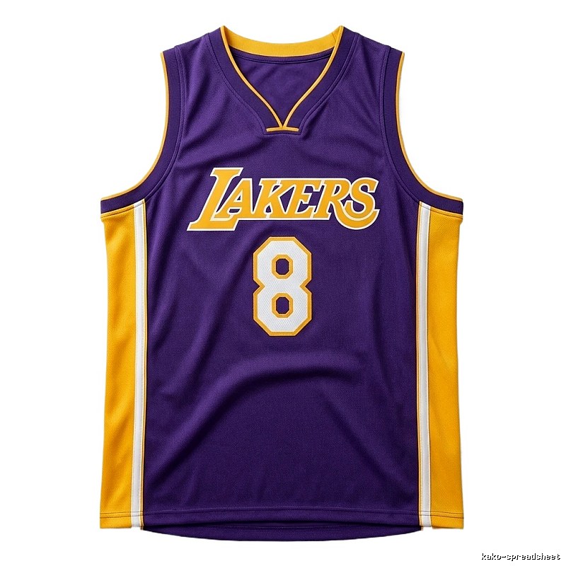 Kobe Lakers retro-style jerseys