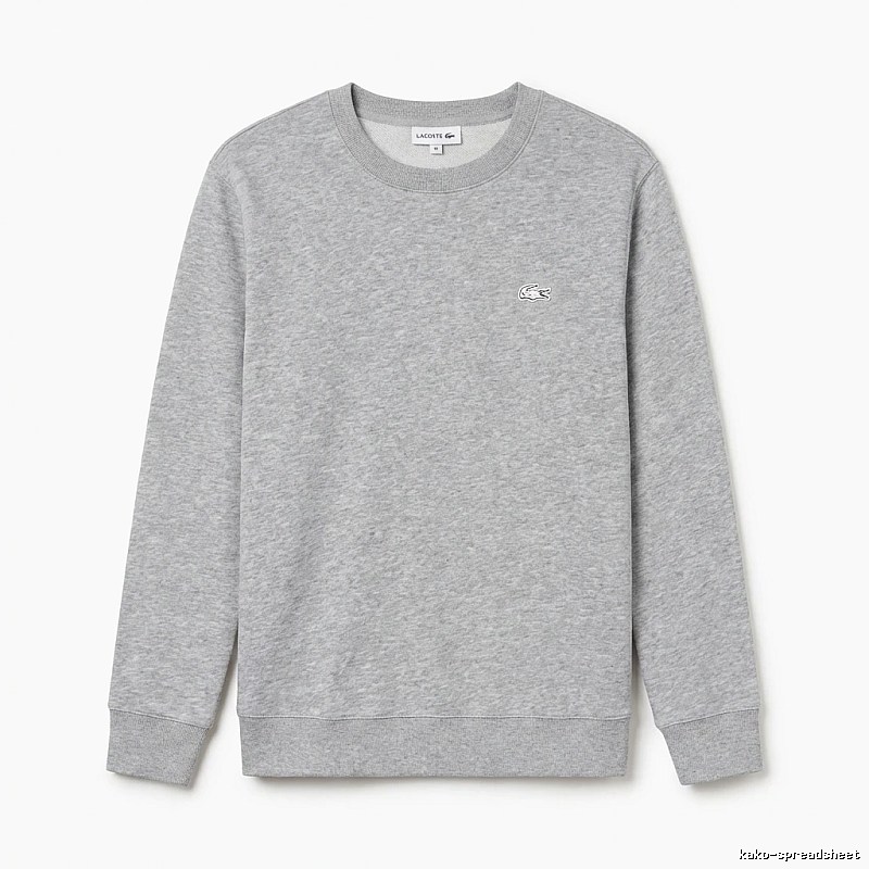 Lacoste basic simple grey sweatshirt
