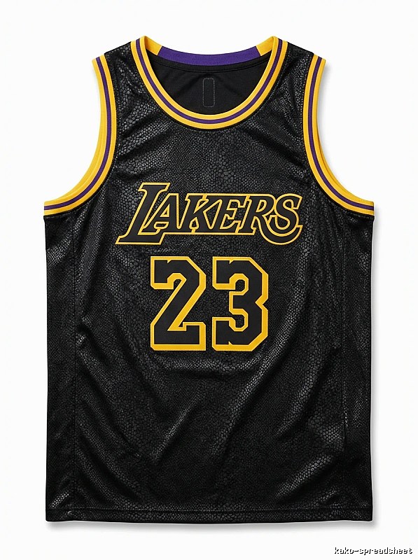 LBJ Lakers retro-style jersey