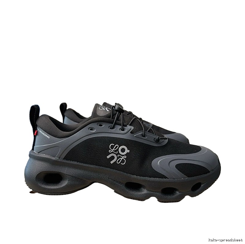 LOEWE black casual sports shoes