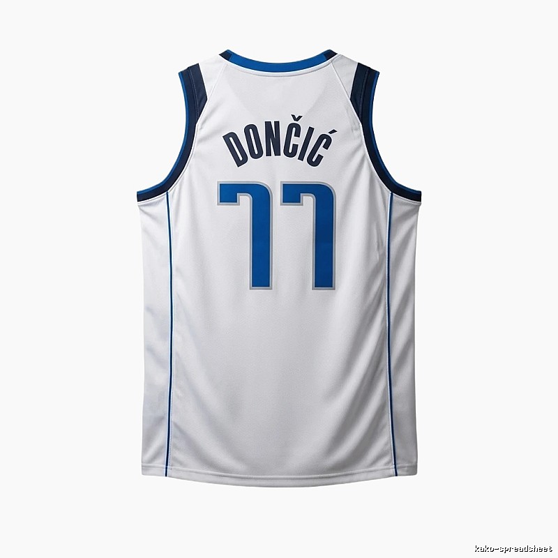 Lone Ranger Luka Doncic's basketball jersey (white)