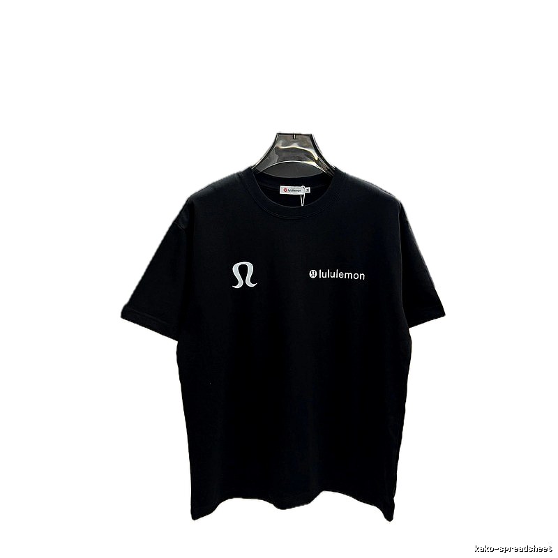 lululemon Classic Collection Sporty Black Short-sleeve T-shirt