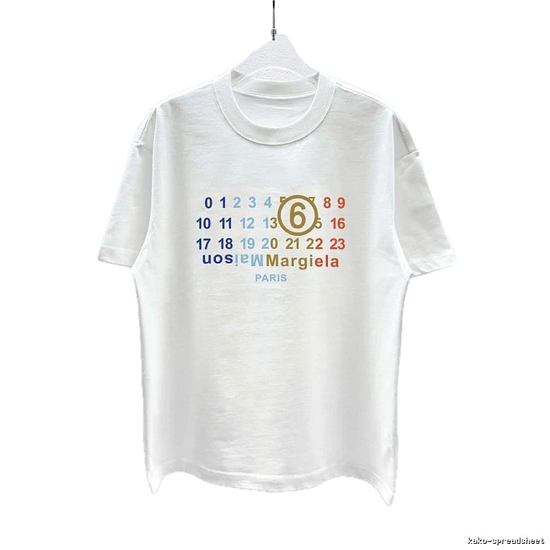 Maison Margiela MM6 Casual Style White T-Shirt