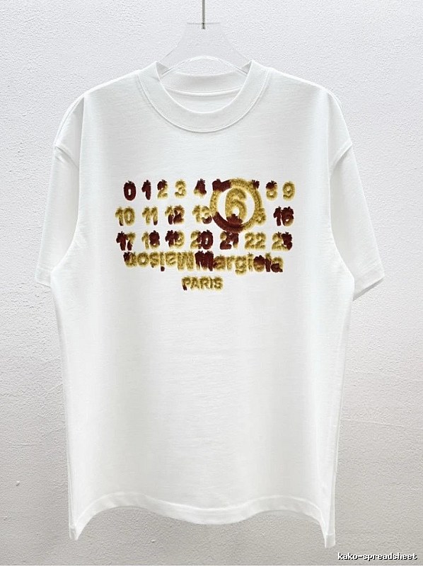 Maison Margiela Number Series High-Street White T-Shirt