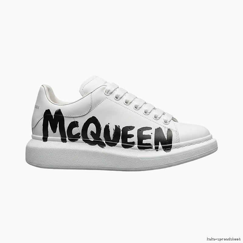 McQueen - printed casual - style white shoes