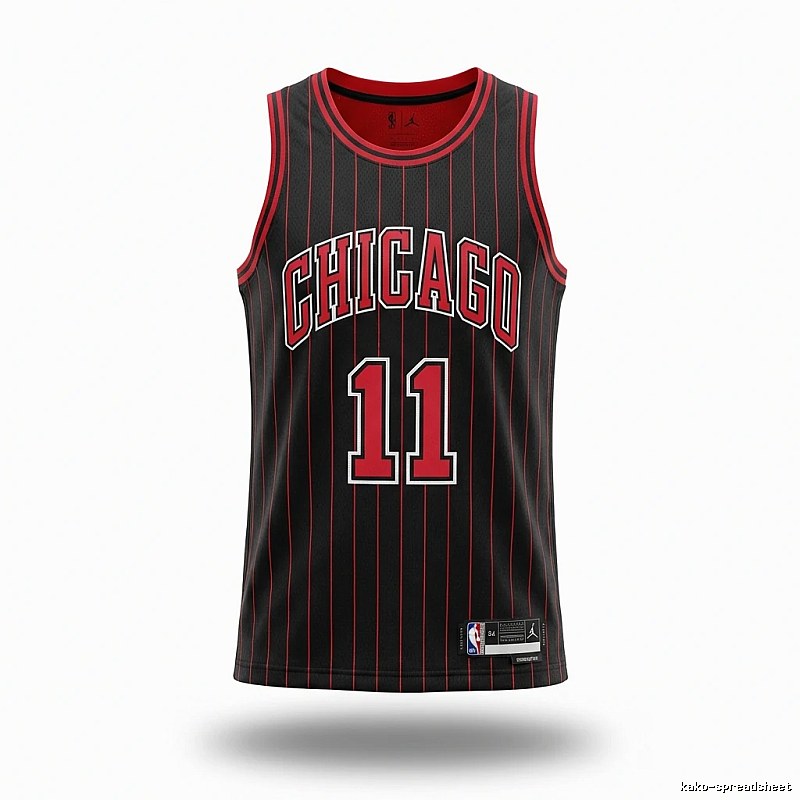 Michael Jordan retro black and red jersey