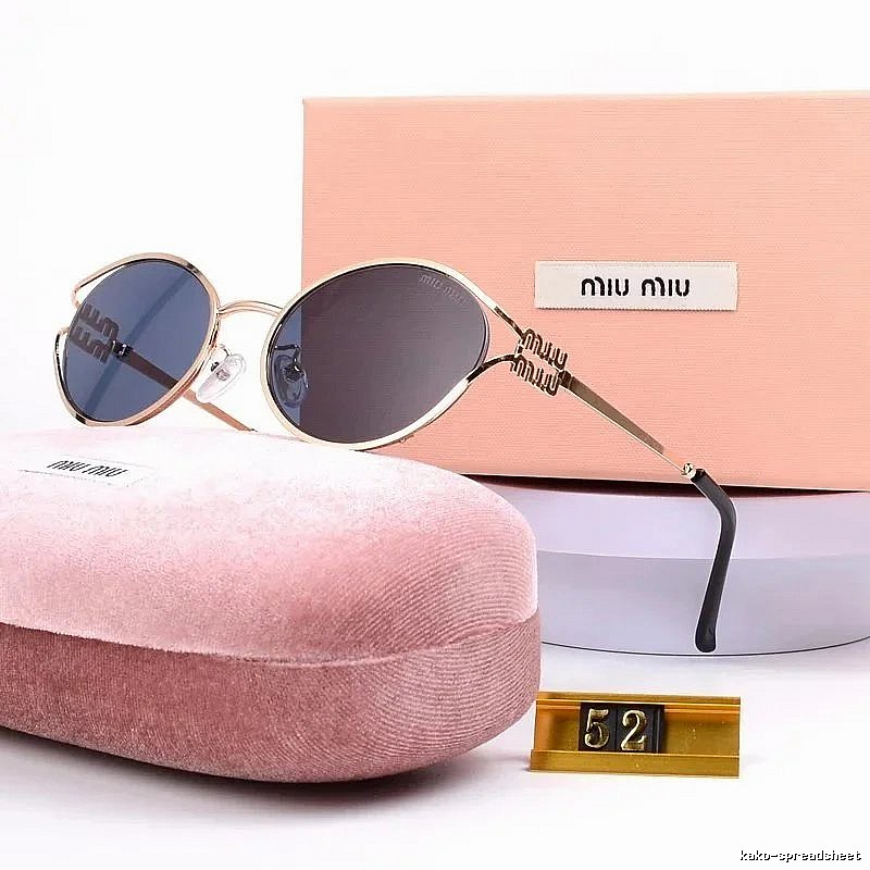 Miu Miu Logo Detail Oversized sunglasses Black Oval Sunglasses with Relaxed Feel