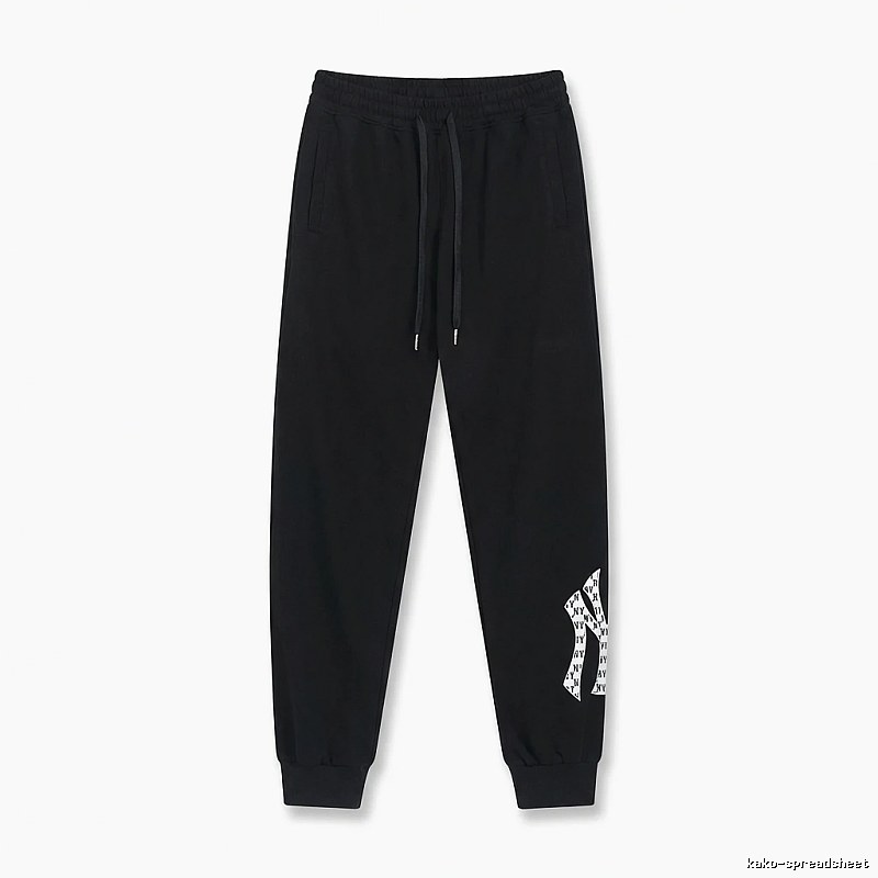 MLB classic casual style black pants