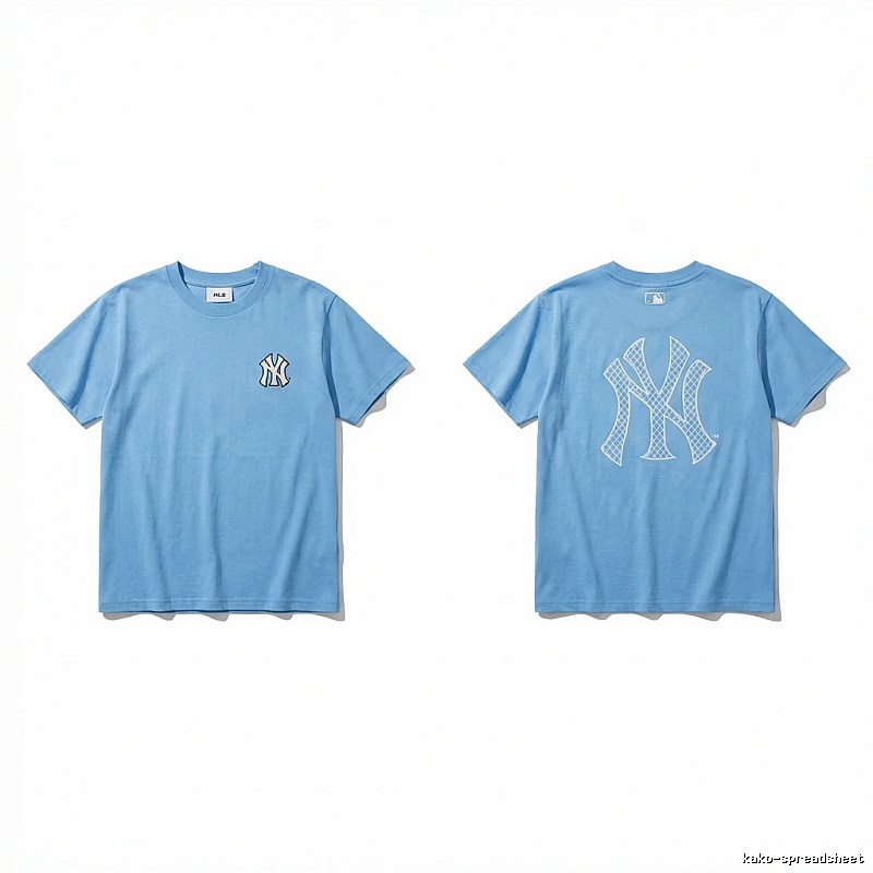 MLB Classic Simple Style Blue T-shirt