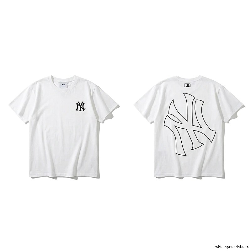 MLB New York Yankees minimalist style white T-shirt