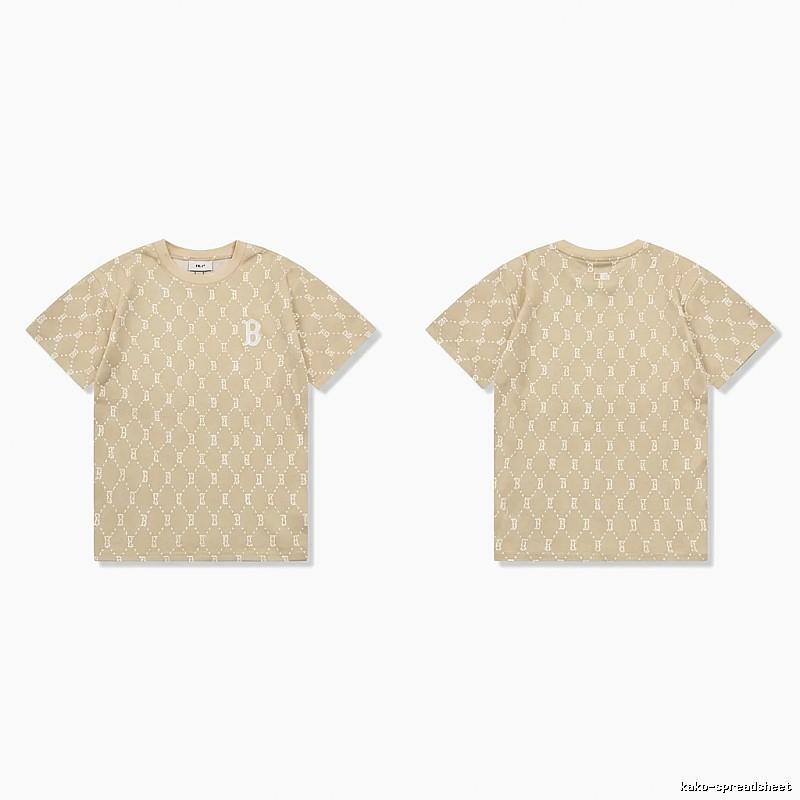 MLB Old Flower Style Beige T-shirt