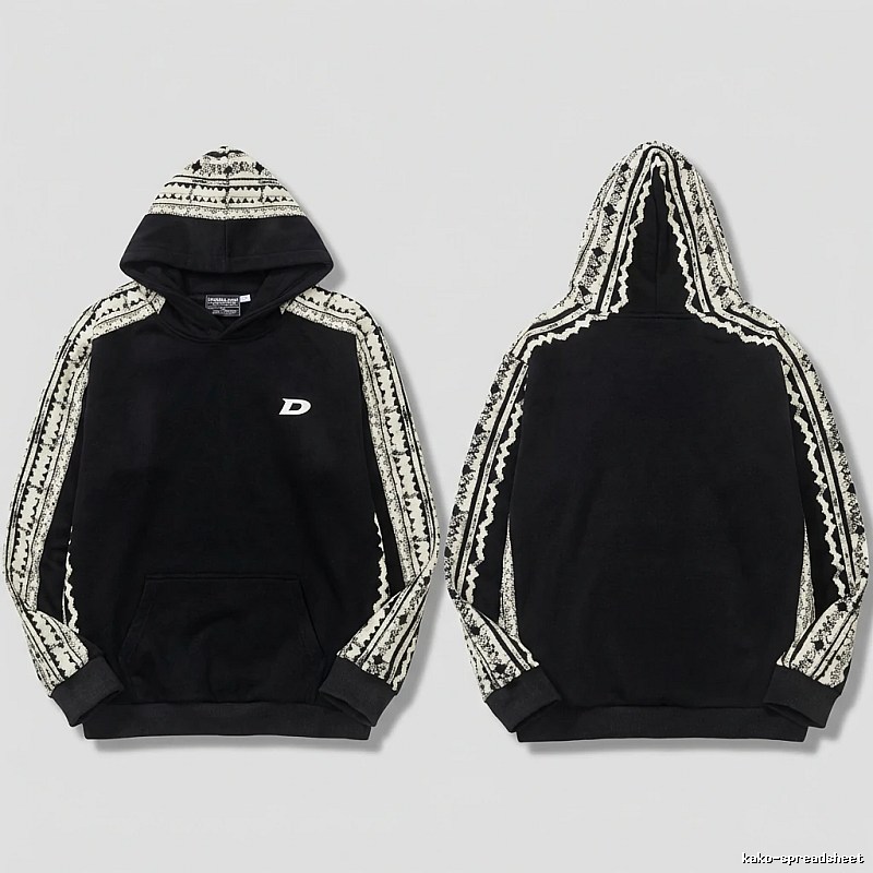 MLB retro style black hoodie