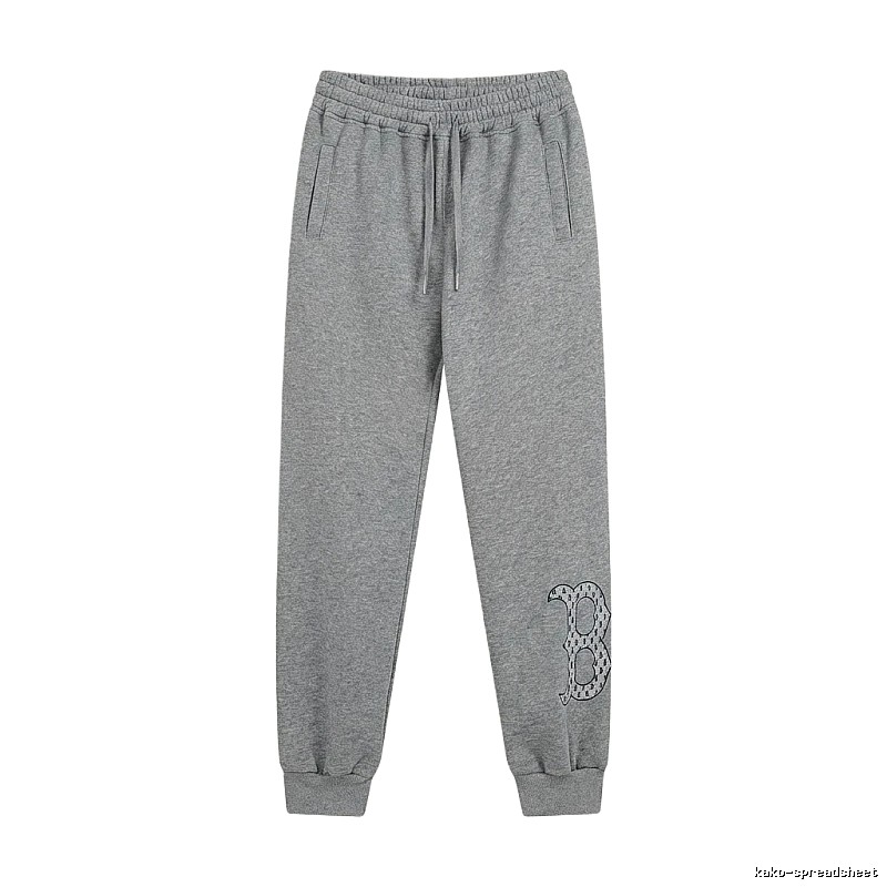 MLB series casual gray sweatpants