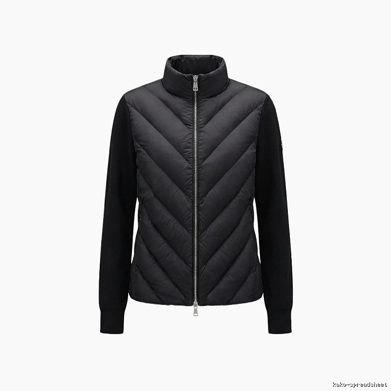 Moncler black casual style down jacket