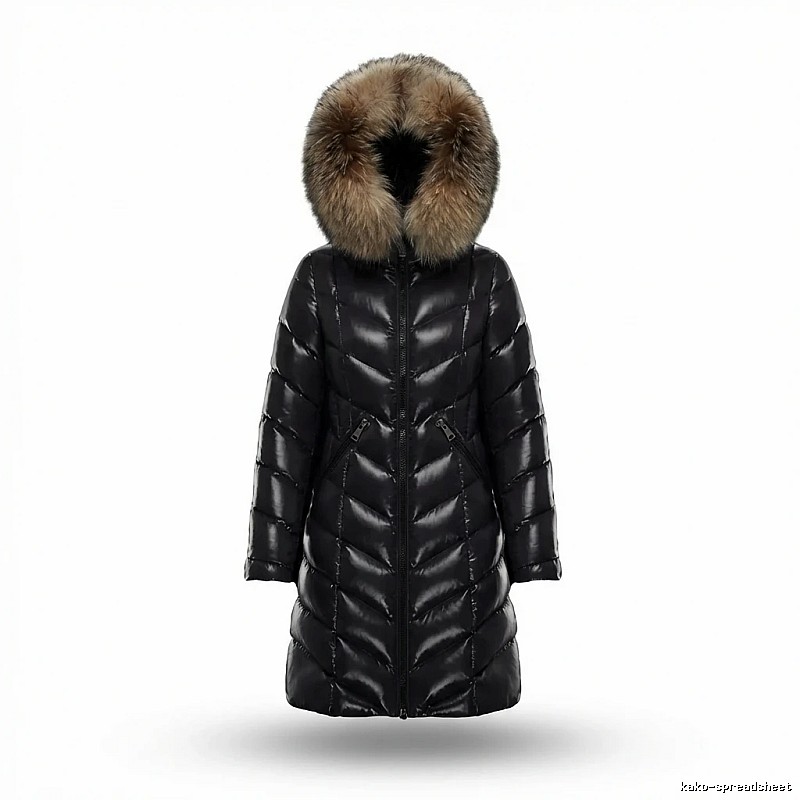 Moncler black luxury style down jacket